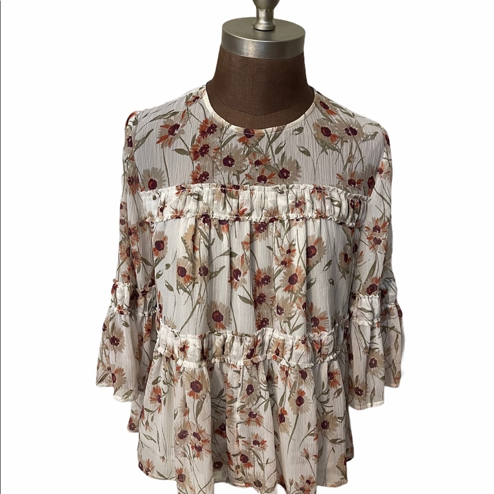 Sale ‼️Lucky Brand ruffle tunic